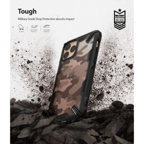 RINGKE FUSION X zaštita za iPHONE 11 PRO MAX (CAMO BLACK) - Slika 6