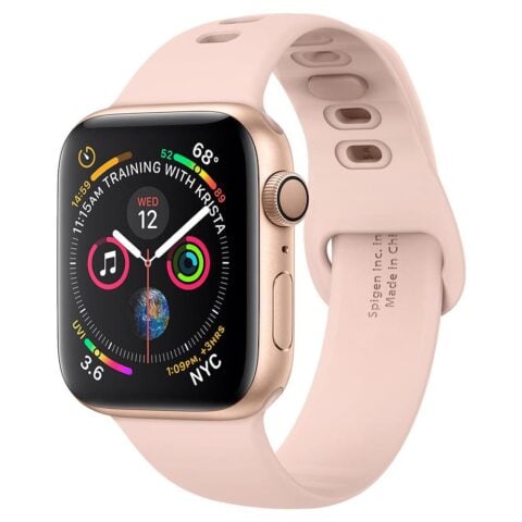 5(1) SPIGEN AIR FIT BAND narukvica za APPLE WATCH 2/3/4/5/6/7/8/SE (44/45mm) rose - Slika 1