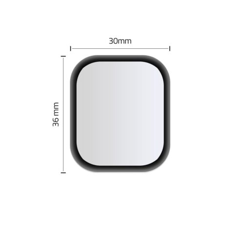 40mm HOFI HYBRID GLASS kaljeno staklo za APPLE WATCH 4/5 (40mm) - Slika 3
