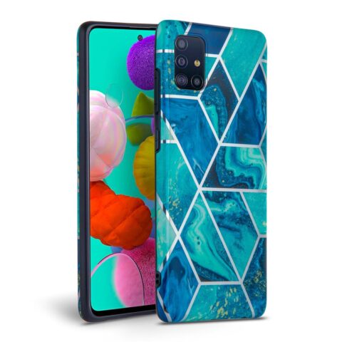 TECH-PROTECT MARBLE zaštita za GALAXY A51 (PLAVA) - Slika 1