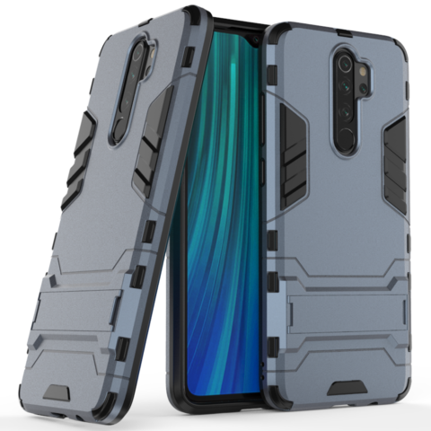10 Stand Armor Kickstand magnetic car TPU zaštita Xiaomi Redmi Note 8 PRO (plava) - Slika 1