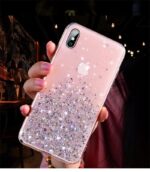 Star Glitter maskica za iPhone XS / iPhone X ★ KVALITETNO I POVOLJNO! ★ roza - Slika 13