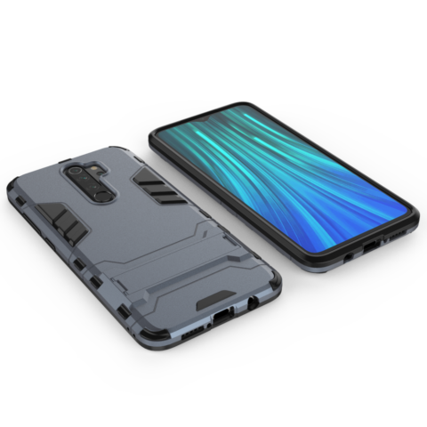 13 Stand Armor Kickstand magnetic car TPU zaštita Xiaomi Redmi Note 8 PRO (plava) - Slika 5