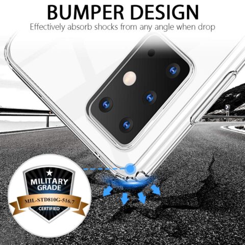 TPU gel zaštitna maskica za Samsung Galaxy S20+ (prozirna) (6.7") - Slika 5