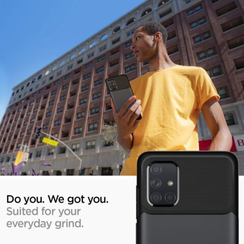 4 SPIGEN SLIM ARMOR zaštita za Samsung GALAXY A51 (METAL SLATE) - Slika 5