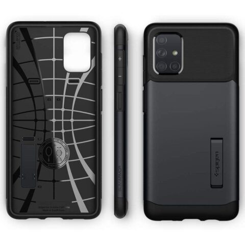 5 SPIGEN SLIM ARMOR zaštita za Samsung GALAXY A51 (METAL SLATE) - Slika 6