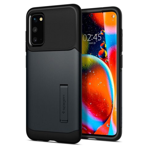 8 SPIGEN SLIM ARMOR zaštita za Samsung GALAXY S20 (metal slate) - Slika 1