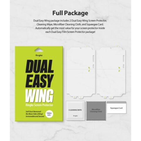 9 RINGKE DUAL EASY 2x zaštitne folije za Samsung GALAXY S20+ PLUS - Slika 9