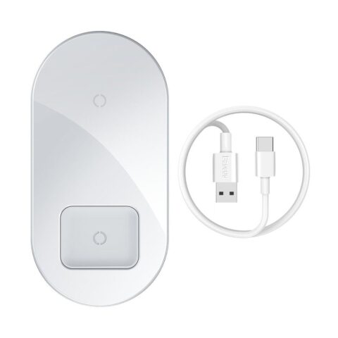 1 BASEUS SIMPLE PRO 2 u 1 bežični punjač za mobitel i slušalice - Slika 1