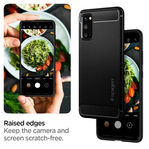 13 SPIGEN RUGGED ARMOR zaštita za Samsung GALAXY S20 (MATTE BLACK) - Slika 14