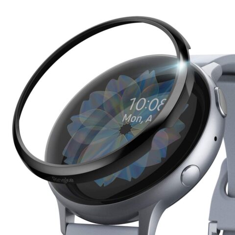 2 RINGKE BEZEL STYLING zaštita za GALAXY WATCH ACTIVE 2 (44mm) GLOSSY BLACK - Slika 1