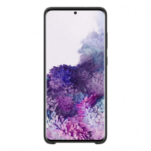 3 Samsung Silicone Cover EF-PG985TB zaštita za Samsung S20 PLUS (crna) - Slika 4