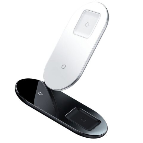 3 BASEUS SIMPLE PRO 2 u 1 bežični punjač za mobitel i slušalice (crni) - Slika 4