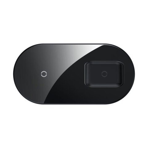 4 BASEUS SIMPLE PRO 2 u 1 bežični punjač za mobitel i slušalice (crni) - Slika 5