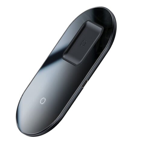 5 BASEUS SIMPLE PRO 2 u 1 bežični punjač za mobitel i slušalice (crni) - Slika 6