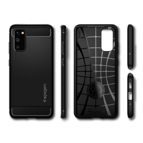 9 SPIGEN RUGGED ARMOR zaštita za Samsung GALAXY S20 (MATTE BLACK) - Slika 10