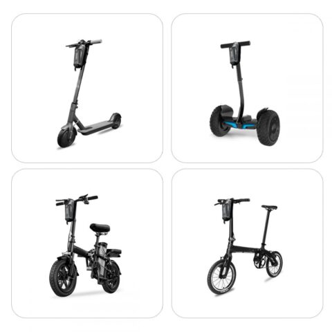 Vodootporna WILDMAN torbica za elektro bicikl ”L” crna