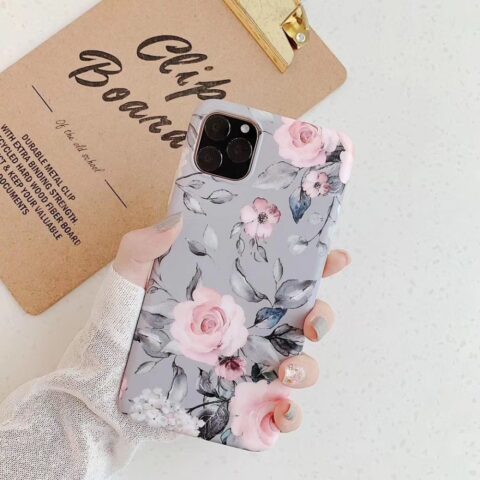 TECH-PROTECT FLORAL zaštitna maskica za iPHONE 7/8/SE 2020 (SIVA) 2 TECH-PROTECT FLORAL zaštitna maskica za iPHONE 7/8/SE 2020 (SIVA)