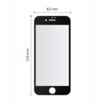 HOFI ULTRAFLEX GLASS kaljeno staklo 3D za iPHONE 7/8/SE 2020 crno