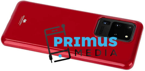 Goospery MERCURY jelly maskica za Samsung Galaxy S20 ULTRA (crvena) - Slika 3