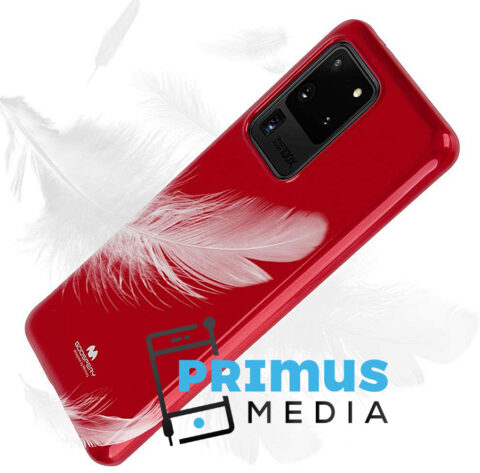 Goospery MERCURY jelly maskica za Samsung Galaxy S20 ULTRA (crvena) - Slika 5