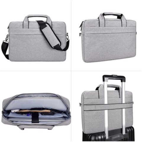 7 TECH-PROTECT UNIBAG LAPTOP torbica za 13" laptope (crna) - Slika 8