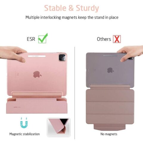 1 ESR YIPPEE pametna zaštita za iPAD PRO 12.9 2018/2020 (ROSE GOLD) - Slika 2