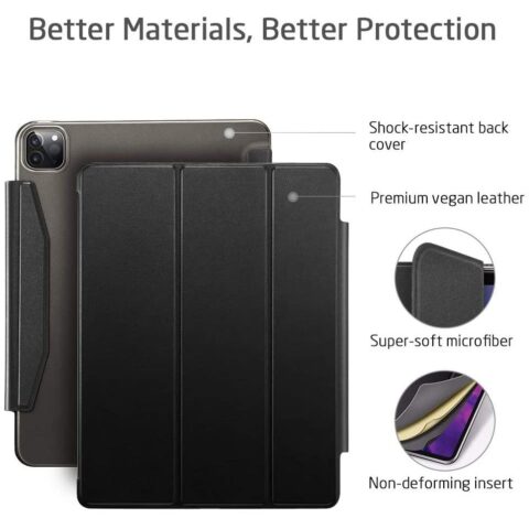 ESR YIPPEE pametna zaštita za iPAD PRO 12.9 2018/2020 (JELLY BLACK) - Slika 5