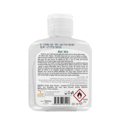 21 Prosilk dezinficijens gel za ruke Aloe Vera 100ml bočica - Slika 3