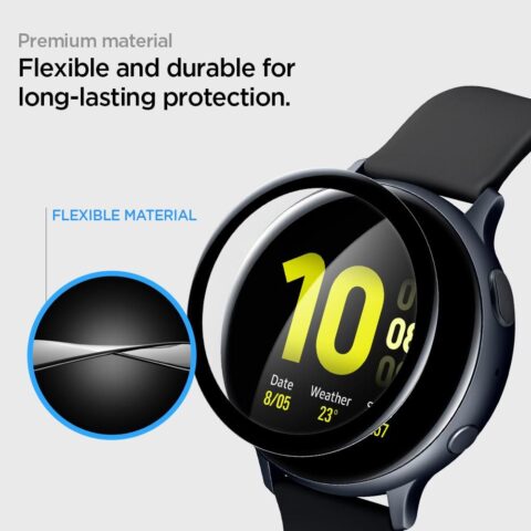 2x SPIGEN PROFLEX ”EZ FIT” kaljena stakla za GALAXY WATCH ACTIVE 2 44mm - Slika 3