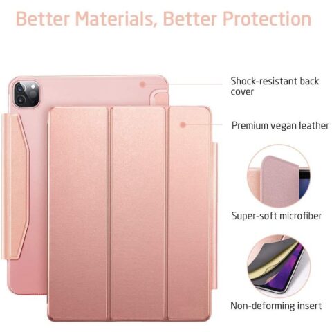 3 ESR YIPPEE pametna zaštita za iPAD PRO 12.9 2018/2020 (ROSE GOLD) - Slika 4
