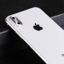Aluminijska zaštita za lens kamere iPhone X / XS (srebrna)