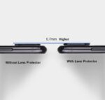 Aluminijska zaštita za lens kamere iPhone X / XS (srebrna) - Slika 3