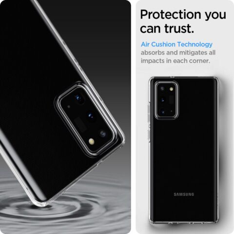 12 SPIGEN LIQUID CRYSTAL zaštita za  Samsung GALAXY NOTE 20 (CRYSTAL CLEAR) - Slika 9