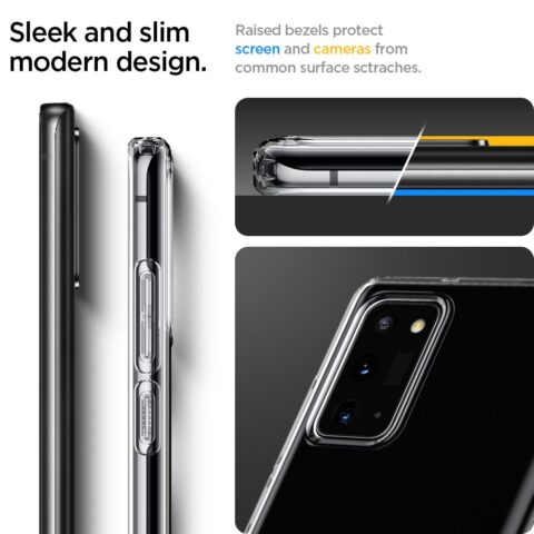 13 SPIGEN LIQUID CRYSTAL zaštita za  Samsung GALAXY NOTE 20 (CRYSTAL CLEAR) - Slika 10