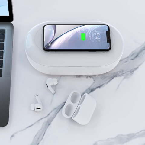 2+ Bežični punjač + UV kutija za dezinfekciju bijela (10W) - Slika 3