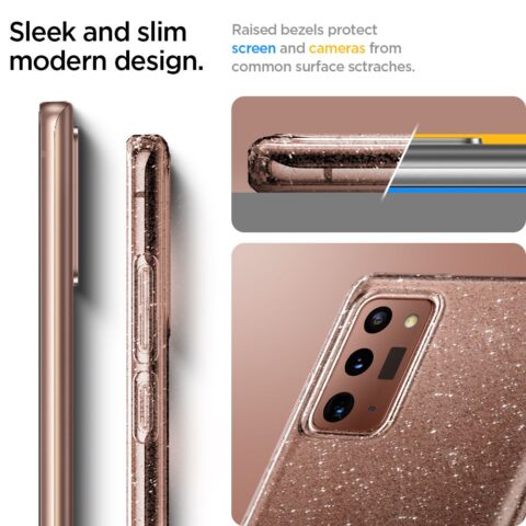 7 SPIGEN LIQUID CRYSTAL zaštita za  Samsung GALAXY NOTE 20 (GLITTER CRYSTAL) - Slika 7