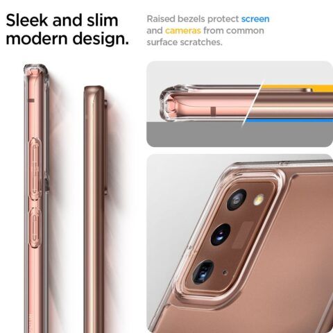 8 Spigen Ultra Hybrid zaštita za Samsung Galaxy Note 20 (prozirna) - Slika 8
