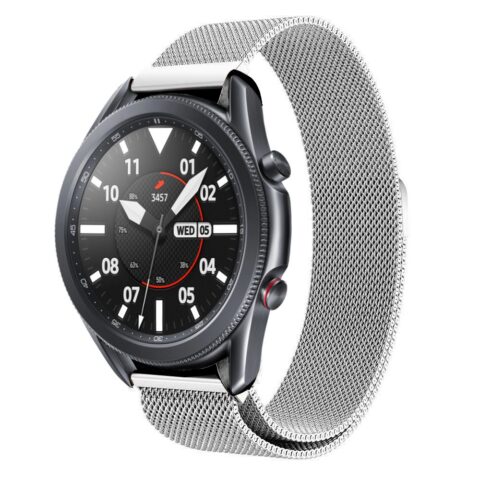 TECH-PROTECT MILANESE BAND narukvica za SAMSUNG GALAXY WATCH 3 45mm (srebrna) - Slika 1
