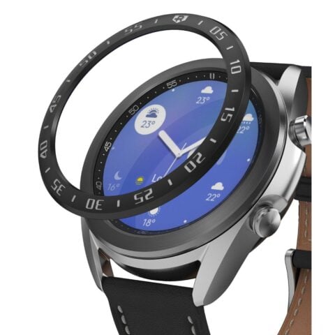 RINGKE BEZEL STYLING zaštita za GALAXY WATCH 3 (41mm) STAINLESS BLACK - Slika 1