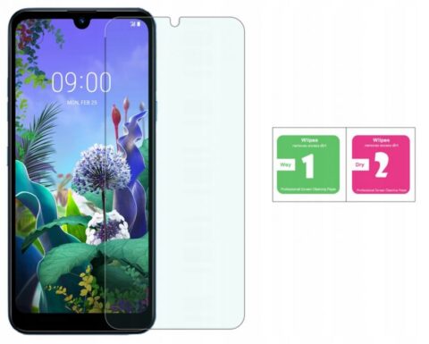 LG Q60 LG Q 60 MASKICA + kaljeno staklo (kombinacija) PROZIRNA - Slika 4