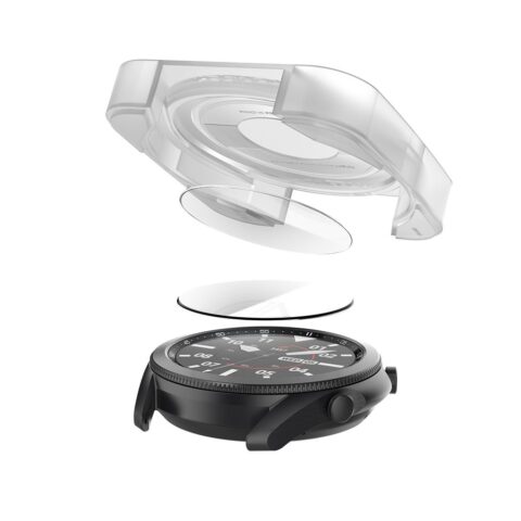 2x SPIGEN GLAS.TR ”EZ FIT” kaljena stakla za SAMSUNG GALAXY WATCH 3 45mm - Slika 6