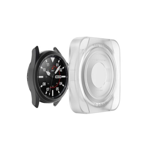 2x SPIGEN GLAS.TR ”EZ FIT” kaljena stakla za SAMSUNG GALAXY WATCH 3 45mm - Slika 9