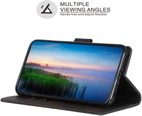 12 Samsung M21 preklopna book torbica CRNA - Slika 4