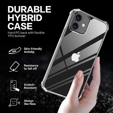 26 EDGE PROTECT zaštita za iPhone 12 mini 5,4" (prozirna) - Slika 5