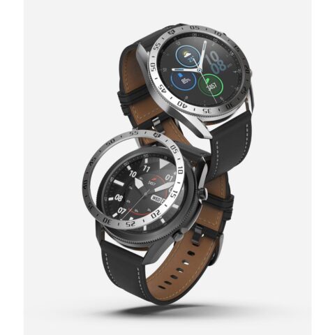 RINGKE AIR & BEZEL STYLING Samsung GALAXY WATCH 3 (45mm) srebrni - Slika 4