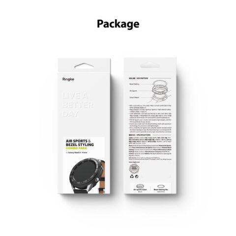 RINGKE AIR & BEZEL STYLING GALAXY WATCH 3 (41mm) crni - Slika 9