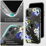 SPIGEN CYRILL CECILE zaštita za iPHONE 12/12 PRO (MIDNIGHT BLOOM) - Slika 9
