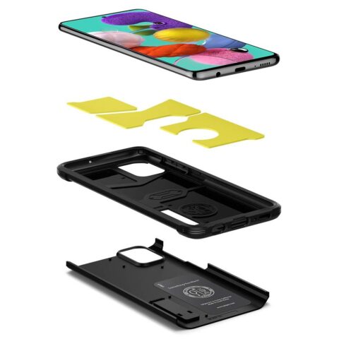 SPIGEN TOUGH ARMOR maskica za Samsung Galaxy A51 (crni) - Slika 9