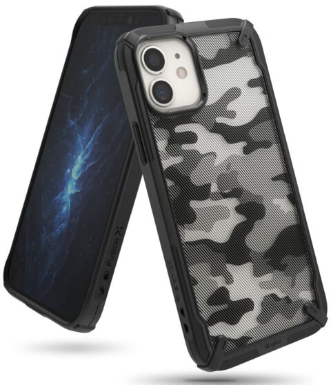 1 RINGKE FUSION X zaštita za iPHONE 12 MINI (CAMO) - Slika 1